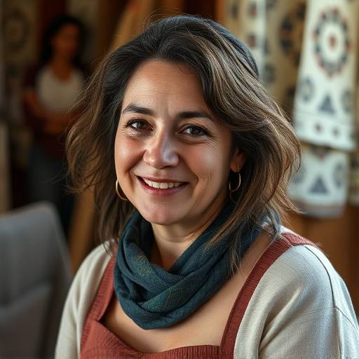 Foto de Mariana Oliveira, Mestre Artesã da Móveis Estrela Guia